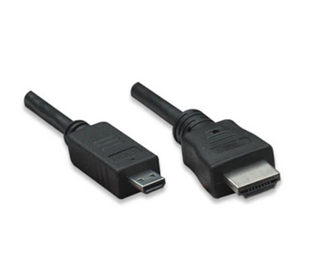 MANHATTAN 392006 High Speed HDMI-Kabel mit Ethernet-Kanal 2 m schwarz - Bild 1 von 3