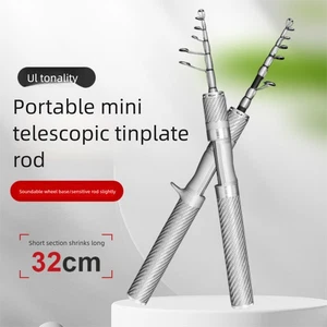 Spincast Fishing Reel Fishing Rod  Set Telescopic Fishing Pole  Fishing - Picture 1 of 15