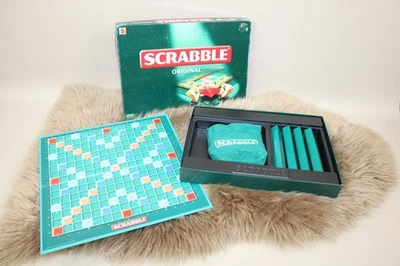 Scrabble Original Board Game Mattel 1999 Vintage Complete Family Word Game - Image 1 of 4
