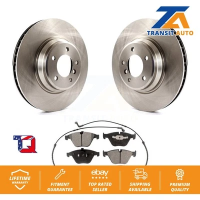 Brake Rotors Semi-Metallic Pad Front Kit For BMW 335i xDrive X1 335xi 335is 335d - Image 1 of 4