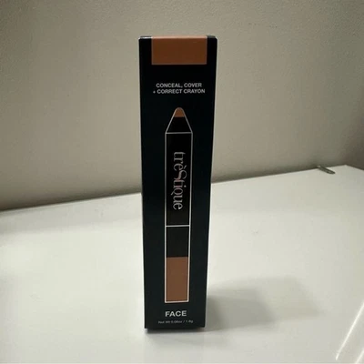 treStiQue Conceal, Cover + Correct Crayon Face Conceal Stick Toffee NEW IN BOX - Image 1 of 4