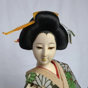 Antique Kyuzuki Japanese Doll Ningyo Elegant features Kimono 20.5inch  - Picture 1 of 9