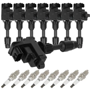 Ignition Coil and Spark Plug for 1997-2001 INFINITI Q45 UF282 - Picture 1 of 5