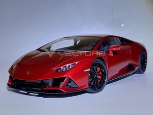 AutoArt Lamborghini Huracan 2019 - 1:18 - metallic rot - Sammlermodell - Bild 1 von 12