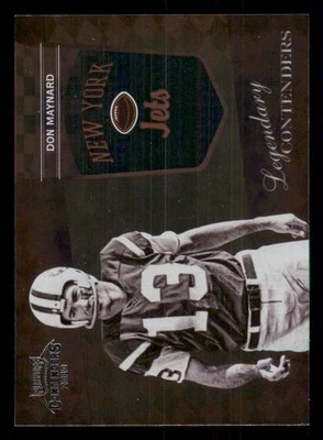 2010 Playoff Contenders Legendary Contenders #25 Don Maynard - Image 1 of 2