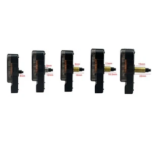 New Replacement Unthreaded Snap-on Clock Movement Plastic Metal 12-hour - Picture 1 of 15