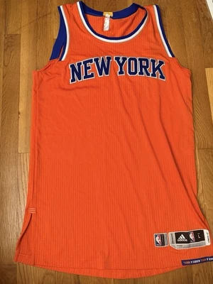 Adidas New York Knicks Climacool Blank Pro Cut Orange Jersey SZ L - Image 1 of 3