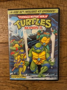 TMNT Teenage Mutant Ninja Turtles Season 3 (DVD, 1987/2013) 4-Disc, 47 Episoden - Bild 1 von 8
