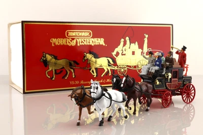 Matchbox YS-39 "Passenger Coach & Horses C.1820"- BNIB Model Dated 1990 - Image 1 of 4