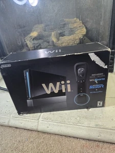 Nintendo Wii Console Nera Wii Sport/Wii Sports Resort Bundle Quasi CIB + Extra - Foto 1 di 24