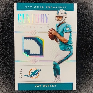 JAY CUTLER /25 Century Materials Patch 2017 National Treasures NFL Football #56 - Picture 1 of 2