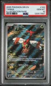 Pokemon TCG Yanma 183/182 Destined Rivals Illustration Rare PSA 10 - Picture 1 of 2