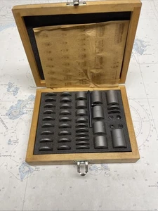 Vintage Fowler 36 Piece Round Space Block Gage Set - Picture 1 of 4
