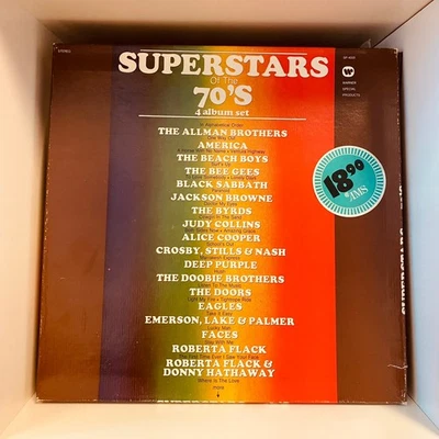 Various - Superstars Of The 70's (4xLP) (Very Good Plus (VG+)) - 3911784205 - Bild 1 von 2