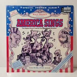 Vtg 1970s Special Preview Album Disneyland America Sings Vinyl Sound Track PA - Picture 1 of 3