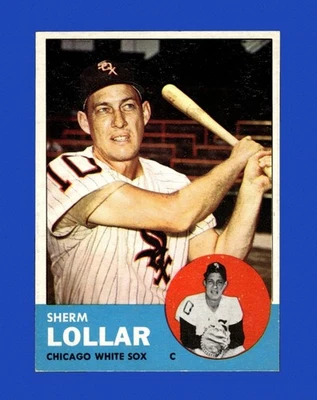 1963 Topps Set-Break #118 Sherm Lollar EX-EXCELENTE ESTADO *GMCARDS* - Imagem 1 de 2