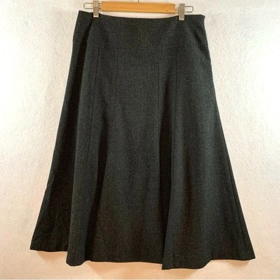 Vestido Granero Mujer Falda Midi Talla 10 Negro Oscuro Academia Preppy Oficina Minimalista Foto 1 de 4