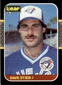 Leaf Dave Stieb Toronto Blue Jays 1987 #72 - Imagen 1 de 2