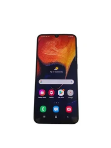 Samsung Galaxy A50 - 128GB - Blau (Ohne Simlock) (Dual SIM) - Bild 1 von 4