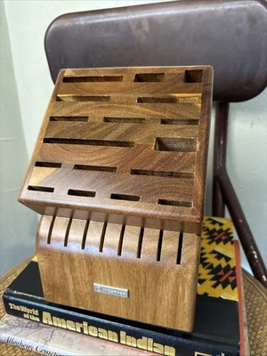 Wusthof 25-slot Mega Knife Block (Acacia) - Image 1 of 4