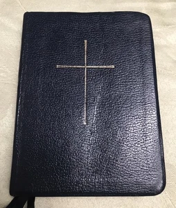Book of Common Prayer Deluxe Personal Ed. Navy Bonded Leather Oxford Unive Press - Foto 1 di 8
