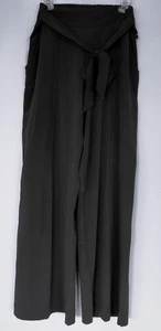 Lululemon . Damenhose Noir weites Bein. Bindegürtel. Schwarz . Größe 10. Palazzo - Bild 1 von 13