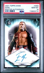2021 Topps WWE Roster Autograph #AED Edge Auto /150 PSA 10 GEM MINT - Picture 1 of 2