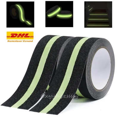 2X Antirutschband selbstklebend 5x500 cm rutschfeste Streifen für Treppen Stufen - Bild 1 von 4