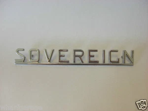 DAIMLER SOVEREIGN BOOT / TRUNK BADGE SERIES 1 2 XJ6 XJ12 BD36832 - Picture 1 of 4