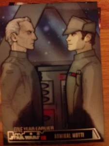 Topps Star Wars Illustrato Una Nuova Speranza Un Anno Prima OY-12 Ammiraglio Motti - Foto 1 di 1