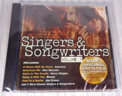 Singers & Songwriters Volume 1 by Various Artists (CD, 2001) New Sealed! - Image 1 of 3