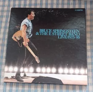Bruce Springsteen and the E Street Band 2 cassette Live 1975-85 box w book - Picture 1 of 2