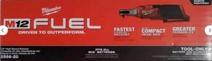 Milwaukee 2566-20 M12 Fuel 1/4” High Speed Ratchet Cordless Brushless NEW - Picture 1 of 1