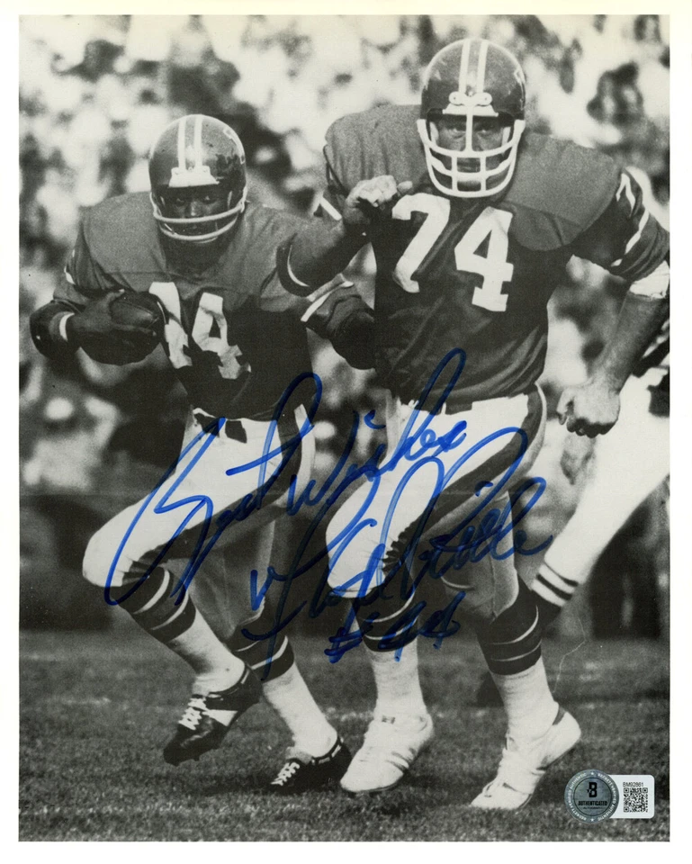 Floyd Little Signed Denver Broncos 8x10 Photo Best Wishes Beckett 45184 - Image 1 of 1