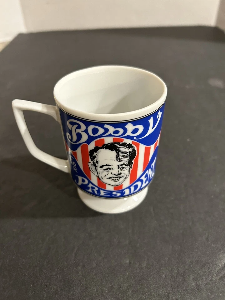 Taza de café Bobby Kennedy for President 1968 campaña electoral vintage Foto 1 de 1