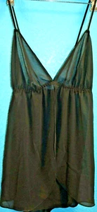 Camisón Babydoll Negro Transparente Inspirado en Secretos en Encaje Bettie Page Talla Grande - Imagen 1 de 5