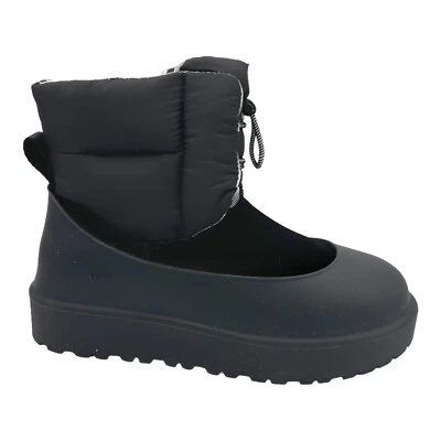 BOTAS UGG CLASSIC MAXI TOGGLE NEGRAS GAMUZA PIEL DE OVEJA MUJER TALLA 9 EE. UU. Foto 1 de 4