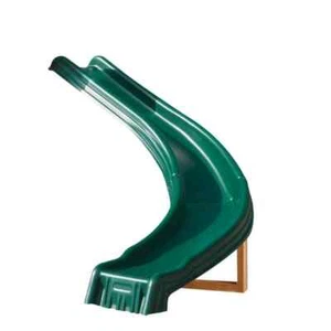 Swing-N-Slide Playsets Side Winder Slide HDPE Green w/ 250-Lb Weight Capacity - Picture 1 of 9