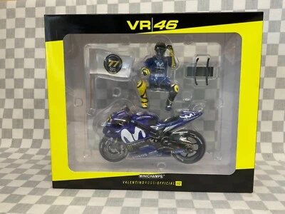 1/12 MINICHAMPS 122 183246 ROSSI BIKE + FIGURE YAMAHA CATALUNYA 2018 LTD EDITION - Image 1 of 4
