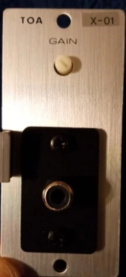 TOA Module X-01. MK series. Mixer Amplifier type. RCA Jack. 1-Gain. - Image 1 of 3