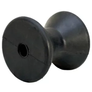 Craton Boat Bow Roller BR334C | 3 Inch Black Rubber - Picture 1 of 4