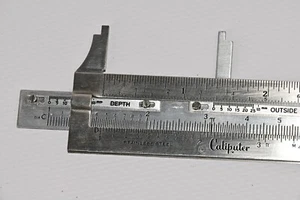 Rare Vintage Caliputer - Calliper Vernier Slide Rule - Mathematical Collectible - Picture 1 of 23