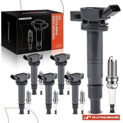 6 Ignition Coil & IRIDIUM Spark Plug Kits for Toyota 4Runner 2003-2009 Tundra - Image 1 of 4