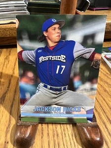 Jackson Hicks Westside Wooly Mammoths USPBL Baseball Card Cedar Rapids Kernels - Picture 1 of 2
