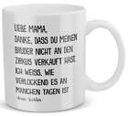 Mama Geschenk zum Muttertag von Tochter Mutter Tasse Geburtstag Kaffeetasse Frau