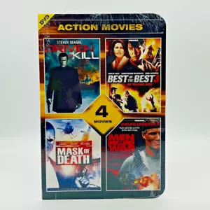 ECHO BRIDGE ACTION MOVIES 4 MOVIE DVD - Picture 1 of 2
