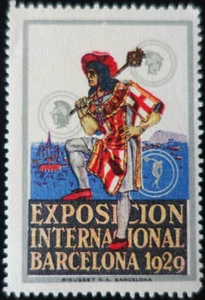 1929 - BARCELONA - EXPOSICION INTERNACIONAL - VIGNETTE COMMEMORATIVE - Imagen 1 de 2