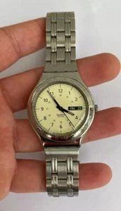 1997 Men's Swatch Irony PERGAMENA YGS708A Swiss Made Day/Date 37mm Watch - Picture 1 of 16
