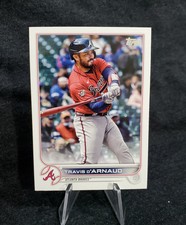 2022 Topps Series 1 Base #4 Travis d'Arnaud - Atlanta Braves