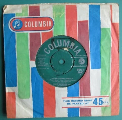 Cliff Richard And The Shadows: Cliff's Silver Discs 7" Vinyl EP 1960 Press - Image 1 of 2